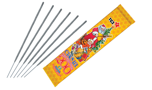  Бенгальские свечи 6 шт 200 мм в пакете  в Петрозаводске